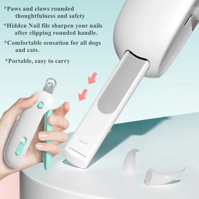 ✂️ Adjustable Pet Nail Trimmer – Professional Cat Grooming Clipper