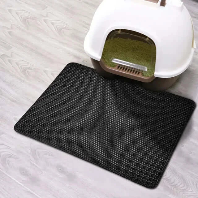 π± Cat Litter Mat With Gift β Double Layer Waterproof, Non-Slip & Washable