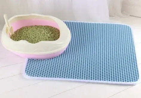 π± Cat Litter Mat With Gift β Double Layer Waterproof, Non-Slip & Washable