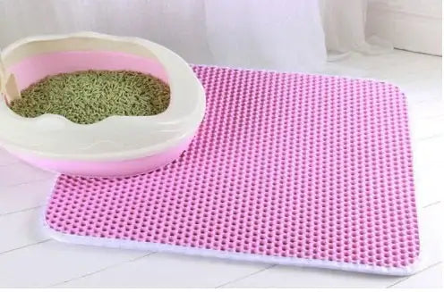 π± Cat Litter Mat With Gift β Double Layer Waterproof, Non-Slip & Washable