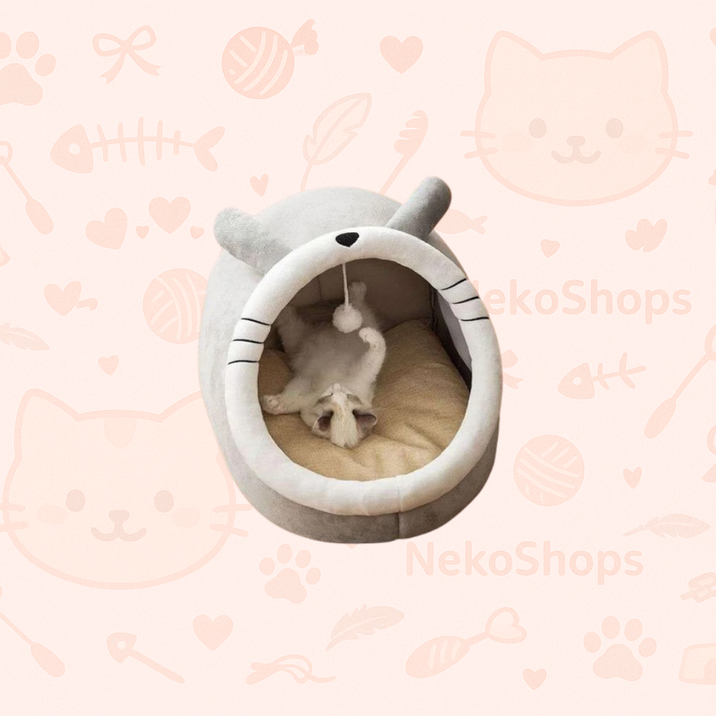 😴 Deep Sleep Cat Bed – Foldable, Removable & Washable