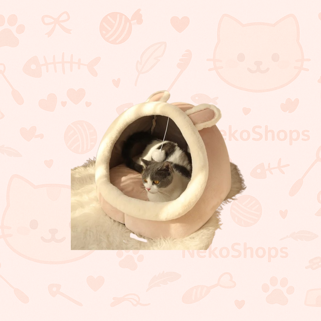 😴 Deep Sleep Cat Bed – Foldable, Removable & Washable