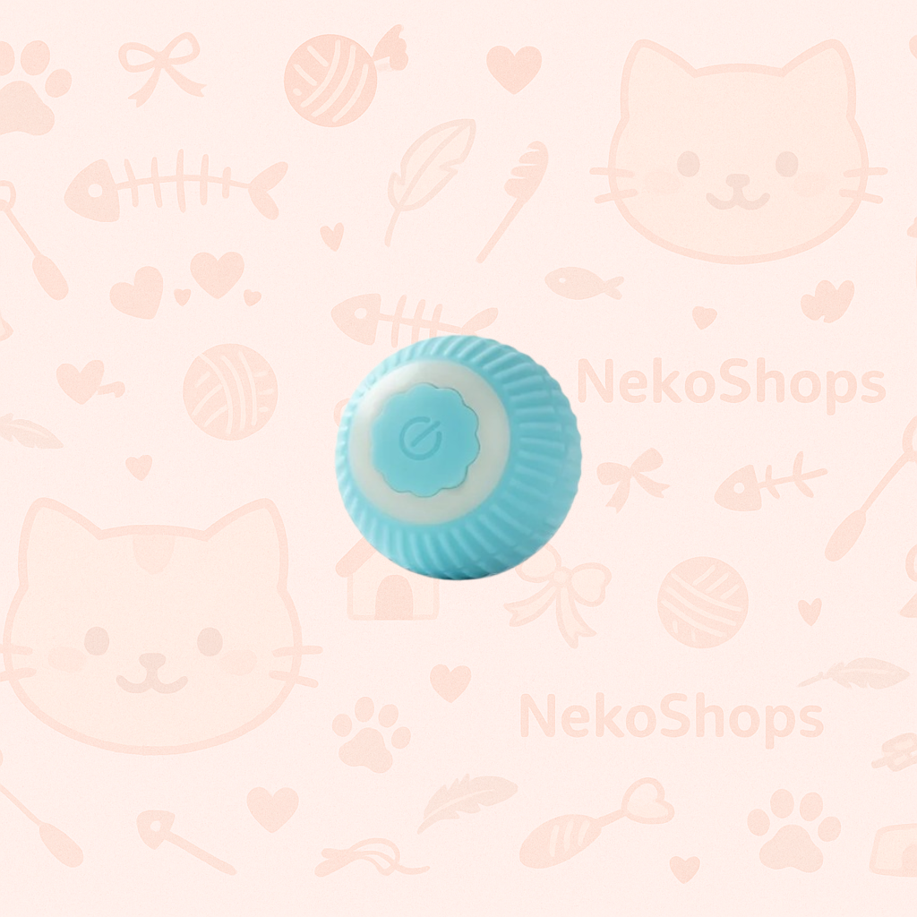 ⚡ Interactive Smart Cat Toy Ball – USB Rechargeable, Auto-Rolling with Lights & Sound