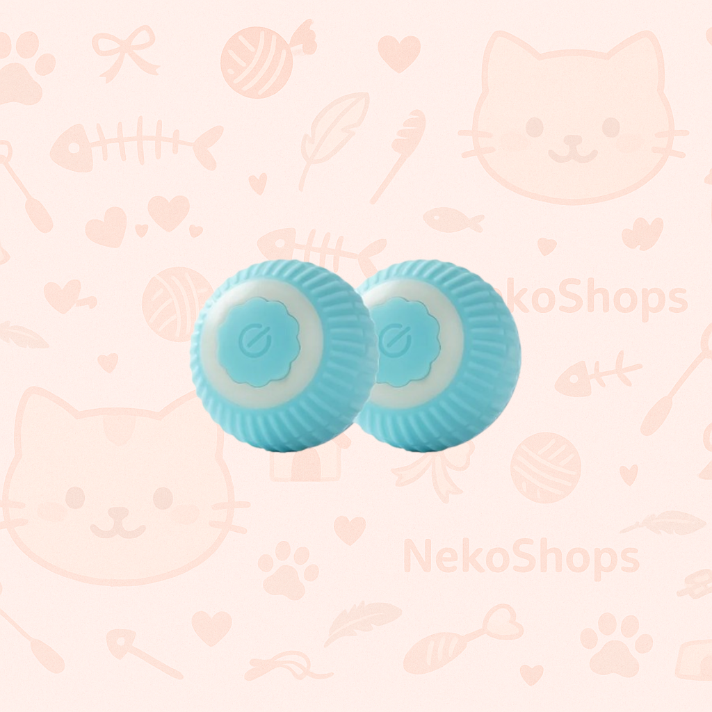 ⚡ Interactive Smart Cat Toy Ball – USB Rechargeable, Auto-Rolling with Lights & Sound