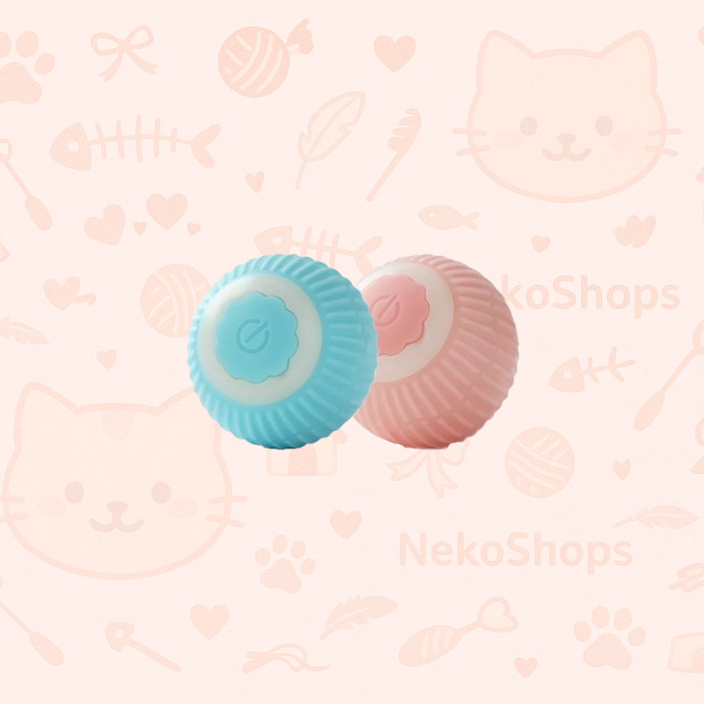 ⚡ Interactive Smart Cat Toy Ball – USB Rechargeable, Auto-Rolling with Lights & Sound