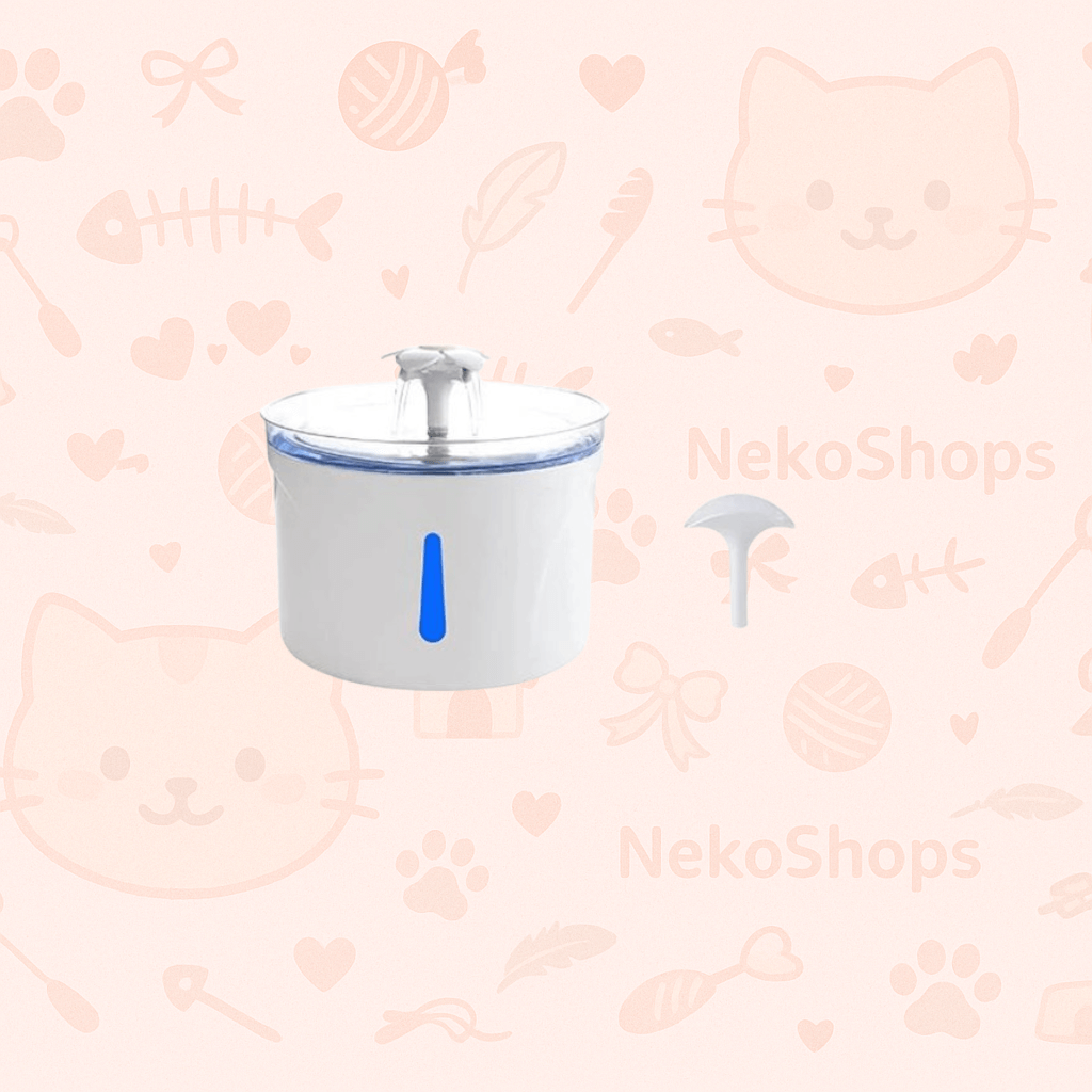 🐾 2.5L Automatic Cat Water Fountain – LED Silent Pet Drinking Dispenser